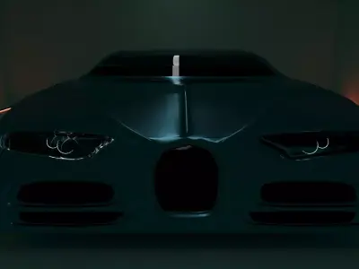 Bugatti chiron 3D model buy