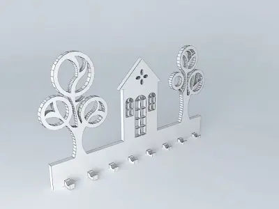key hanger Free 3D model