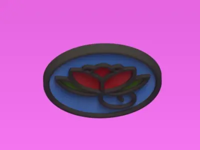 Flower Coaster 3D print model