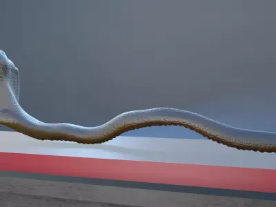 Cobra snake  3D model