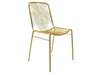 Golden Chair v1 Low-poly 3D model