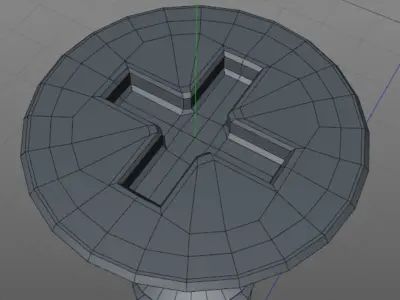 Drywall Screw Free 3D model