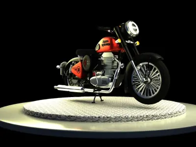 3D Royal Enfield 3D model
