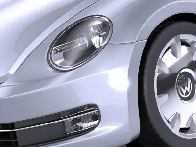Volkswagen iBeetle 2015 VRAY 3D model