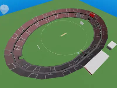 Cricket Stadium Free 3D print model