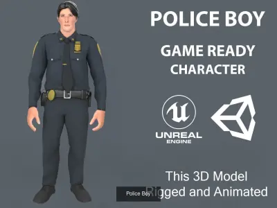 Character Collection Game Ready different body poses in