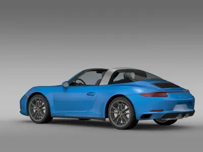 Porsche 911 Targa 4 991 2016 3D model