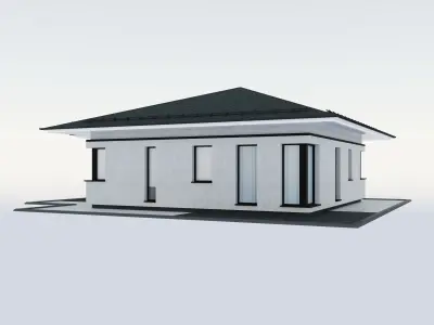 Cottage modern 3D model