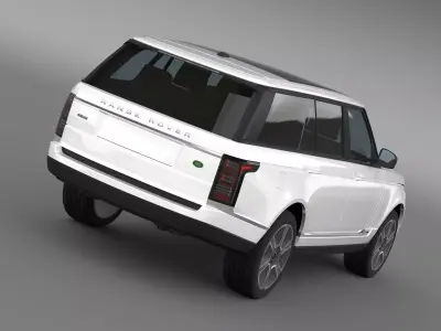 Range Rover Hybrid LWB L405 3D model