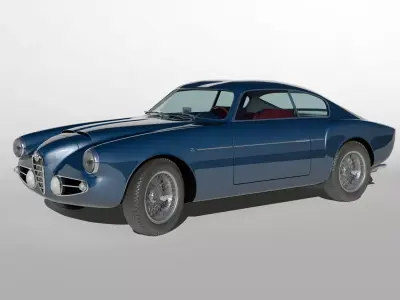 Alfa Romeo 1900 SSZ 1956 3D model