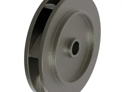 Premium Enclosed Impeller 3D print model