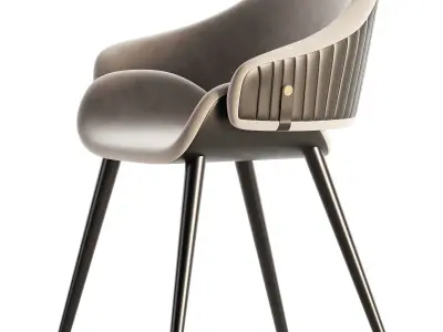 Dining chair set 11 3D model