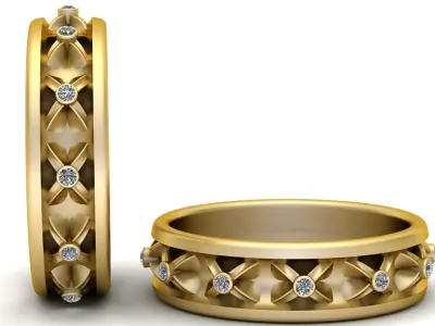 ROUND RING PANDANT 3D PRINTABLE MODAL  3D print model