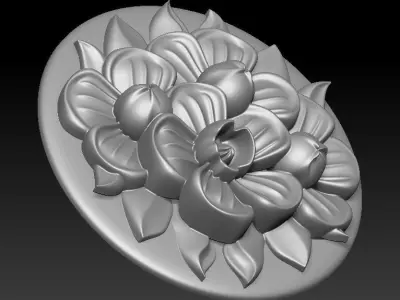 Rosettes Decorative 3D print model
