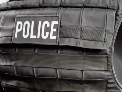 City of London Police ARV Style Vest for GTA FIVEM  Game Low-poly 3D model