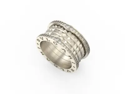 Bvlgari Ring 3D print model E 06 3D print model