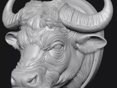 buffalo 3D print model