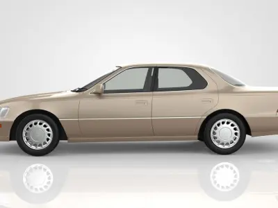 Lexus LS 400 1989 3D model