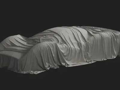 Sportcar Cover 09 3D model