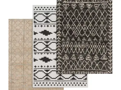 Rug Set 650 3D model