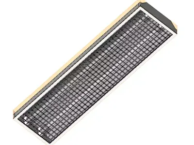 LAMPARA DE DOS CANDELAS  3D model