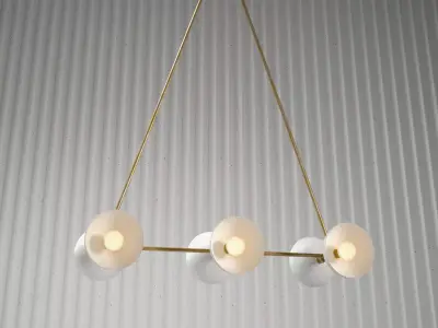 Trapeze 6 Pendant Lamp 3D model