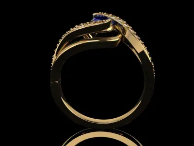 DIAMOND RING Free 3D print model get