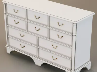 Laura Ashley commode 2 3D model