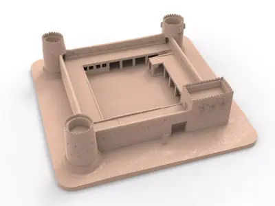 Al-Zubarah Fort  3D 3D print model