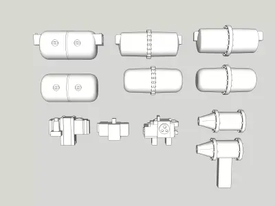 AB Brake Gear Kit HO Free Free 3D print model