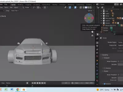skyline moded 3D model