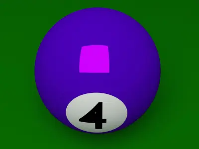 Pool balls Free 3D model