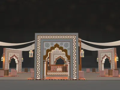 Ramadan tent  3D model