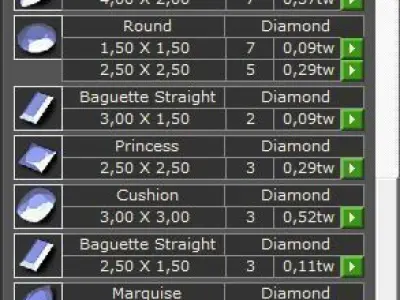 Luxury Diamond Ring 4765 3D print model