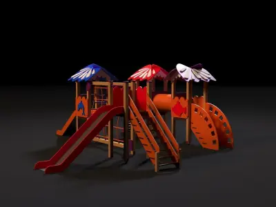 Childrens play complex 3D model get