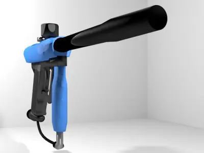 Paintball Marker - Speedball Type 1 3D model