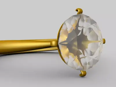 Rings 3D model buy
