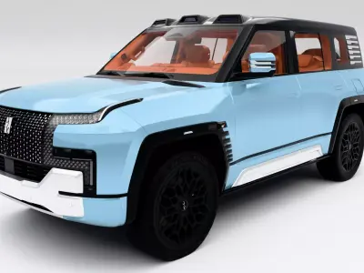 BYD Yangwang U8 2023 Low-poly 3D model