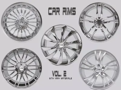 CAR RIMS VOLUME 2 3D model
