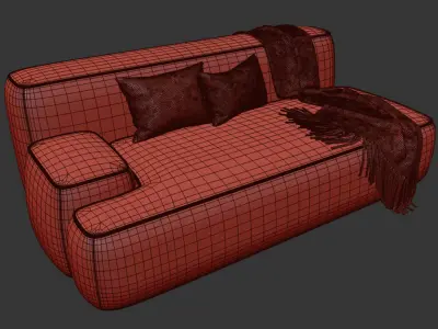 Cloud Modular Sofa Set by lema 3D model