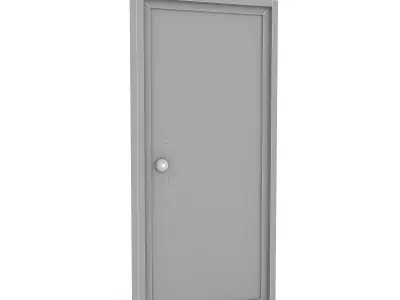 3D modern door 07 Low-poly 3D model
