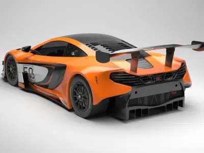 Mclaren 650s GT3 3D model