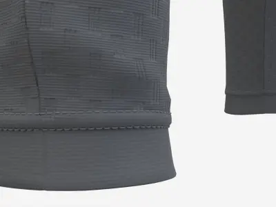 High Waisted Leggings for Women Gray 3D model