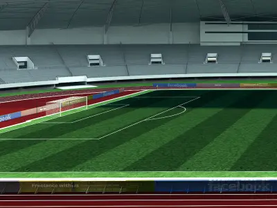 Football Soccer stadium  3D model