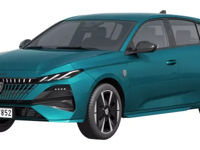 Peugeot 308 2026 3D model