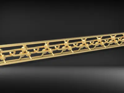 Tiffany Style Bracelet Chain Set 3D Models 3D print model