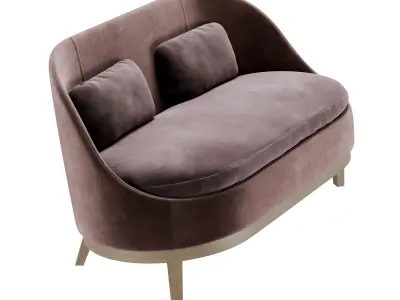 Piet Boon Collection - Belle Loveseat and armchair 3D model