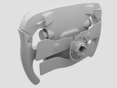 F1 steering wheel 3D model