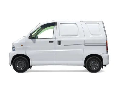 Daihatsu Hijet Cargo Van 2001 Low-poly 3D model