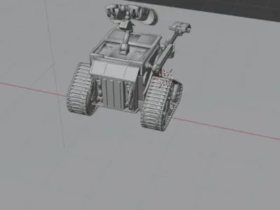 Walle lego vehicle with plant Texture